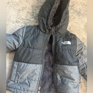 The North Face Black and Gray Kids' Jacket